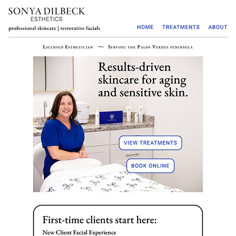 Sonya Dilbeck Esthetics preview